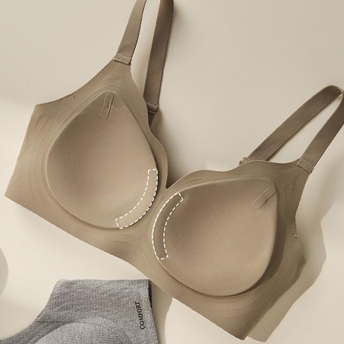 Nahtlose Dessous Damen Lift Fester Cup Bequemer BH Weiche Unterstützung Anti-Hänge-BH Push-up-BH