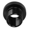 Car Oil Filter Adapter Metal Universal Automotive Black Threaded Connector Cars Accessories5 8‑24 To 1 2‑28