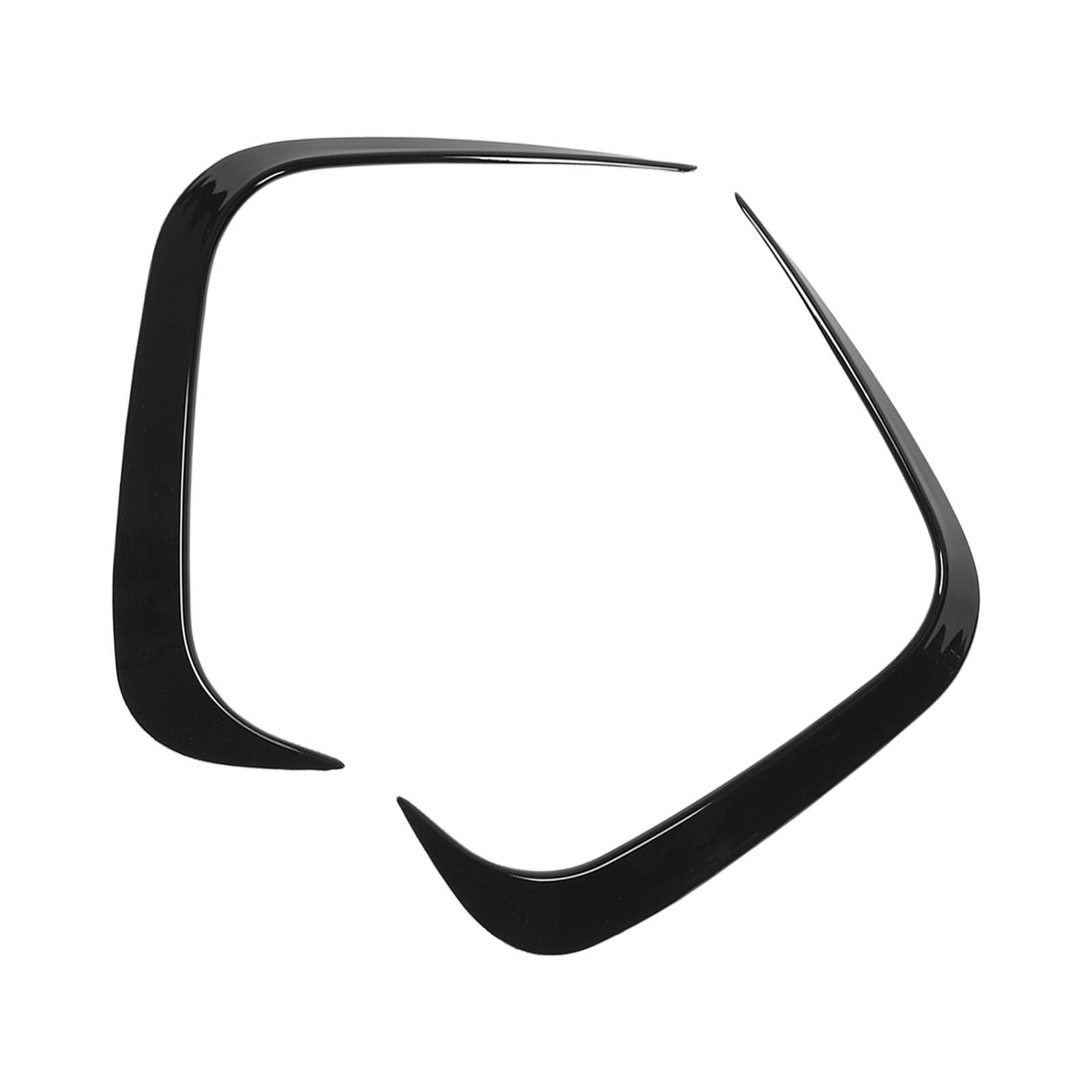 

2 шт. Задний бампер спойлер воздухозаборник крышка глянцевая черная боковая рамка Canard для 2 серии M2 F87 2016 до