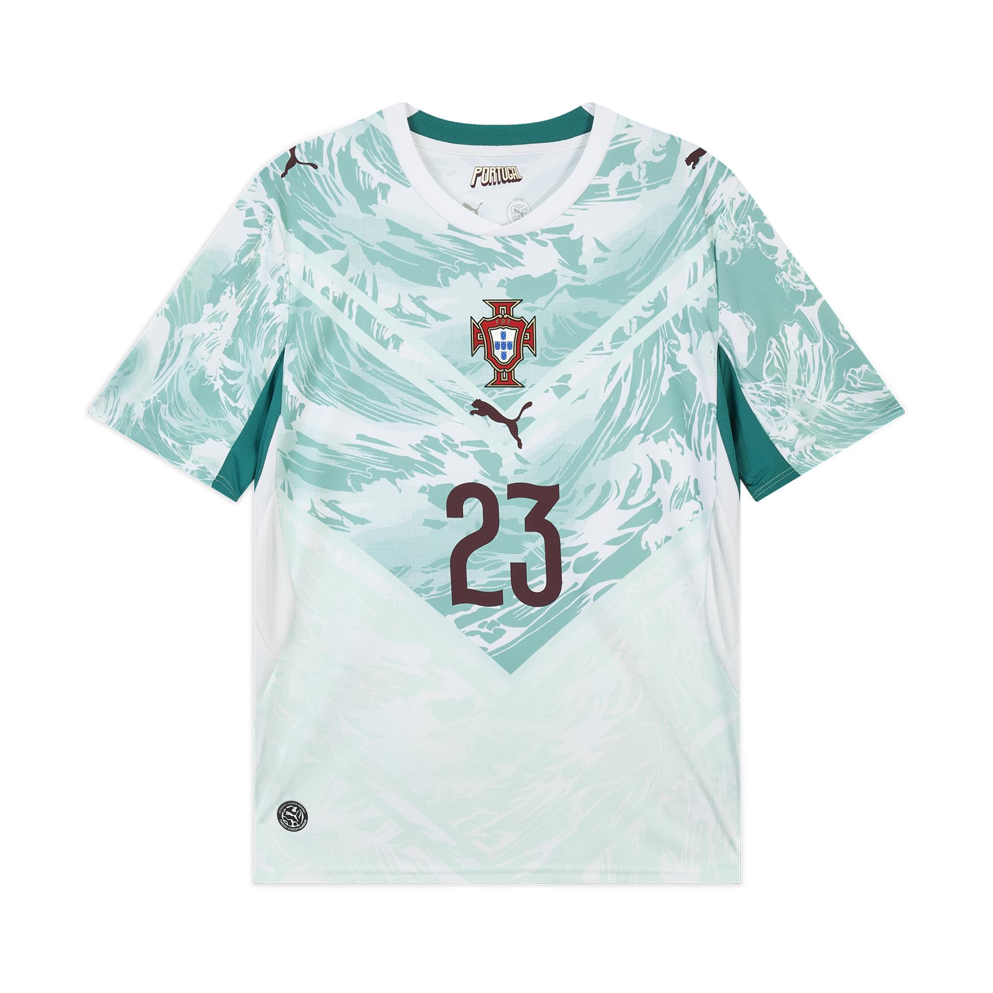 

Puma Portugal National Team Away Fan Version Vitinha 23 Moisture-Wicking Sports Pullover Quick-Dry Short Sleeve Football Shirt Men tops 788146-73 XXL