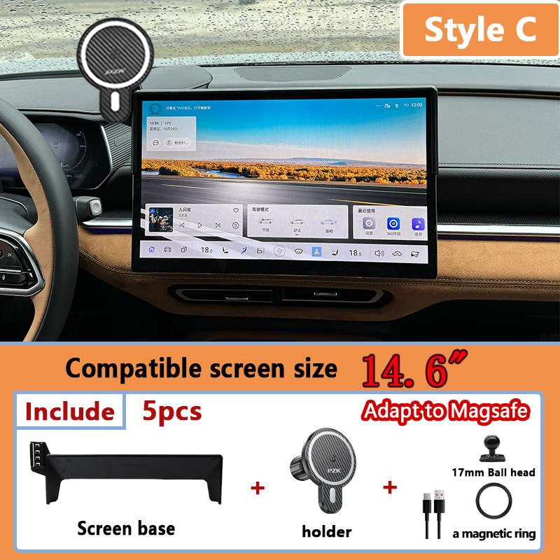 14.6" For Mazda 6e EZ-6 J90A 2024 2025 2026 Car Phone Holder Rotate GPS Navigation Screen Mobile Mount Bracket Stand Accessories