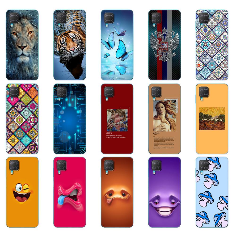 For Samsung M12 Case Phone Back Cover For Samsung Galaxy M12 GalaxyM12 M 12 M127 Soft Case Tpu Silicon Bumper Funda 6.5inch