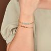 Stone Beaded Bracelet Girls Creative Electroplated Stone Crystal Bracelet