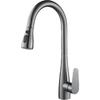 All-Copper Kitchen Pull-Out Faucet with 360° Rotation & Dual-Use Hot/Cold for Vegetable Sink