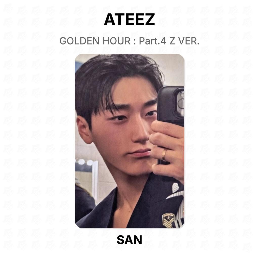 ATEEZ GOLDEN HOUR : Part.4 Z VER. Official Photocard