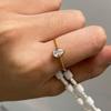  3pcs Hot Style 18K Gold Color PVD Ring Set Ribbed Sun Geometry Ring Stackable Women's Accessories Party