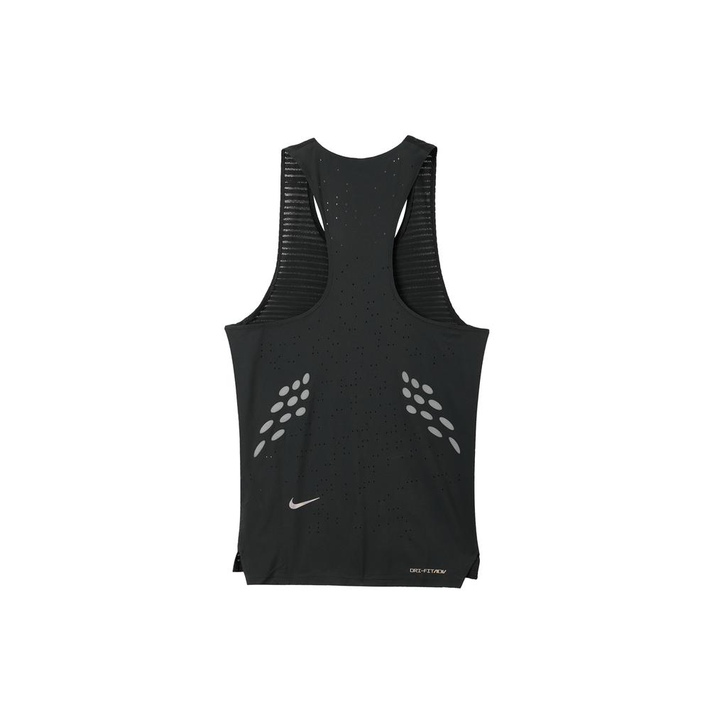 Nike Run Division Pinnacle Casual Breathable Quick Dry Solid Color Running Vest Black Men's DM4776-010