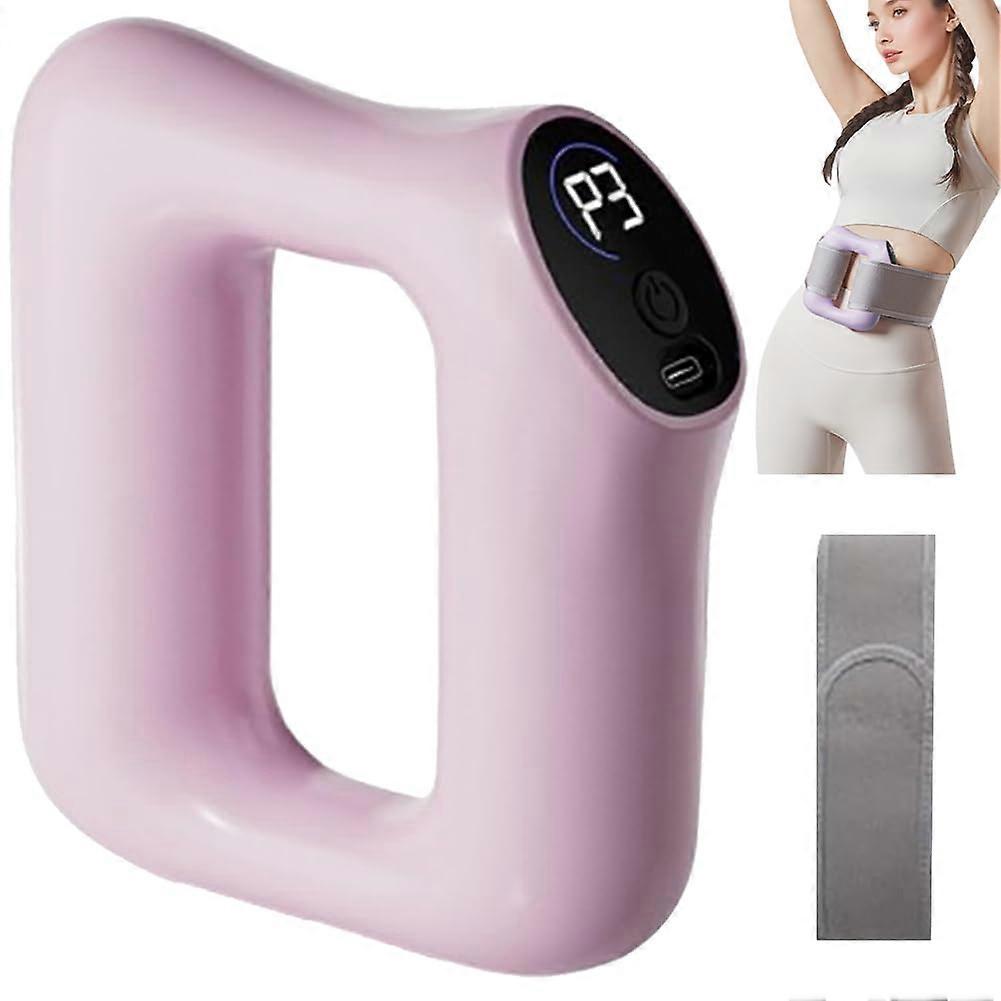 Multifunctional Full-Body Fascia Ring, 8-Speed Massager Gun for Muscle Knot Recovery, Deep Tissue Massage for Body Waist Legs