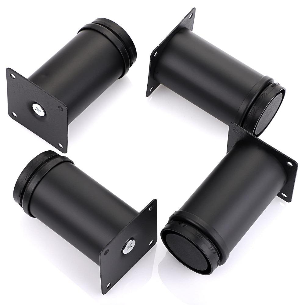Stainless Steel Furniture Legs 4 Inch Table Leg Extenders Adjustable Metal Cabinet Legs  Sofa