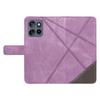 For Motorola Edge 50 Neo 5G/Moto S50 5G/Thinkphone 25 5G Case Leather Geometric Line Wallet Phone Cover with Wrist Strap