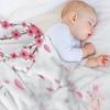 Beautiful Sakura Blossom In Pink Throw Blanket for Winter Soft Big Furry Sofa Blankets
