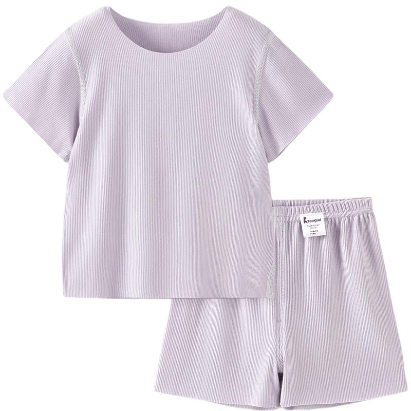 TONGTAI Infant Summer Modal Short Sleeve Set