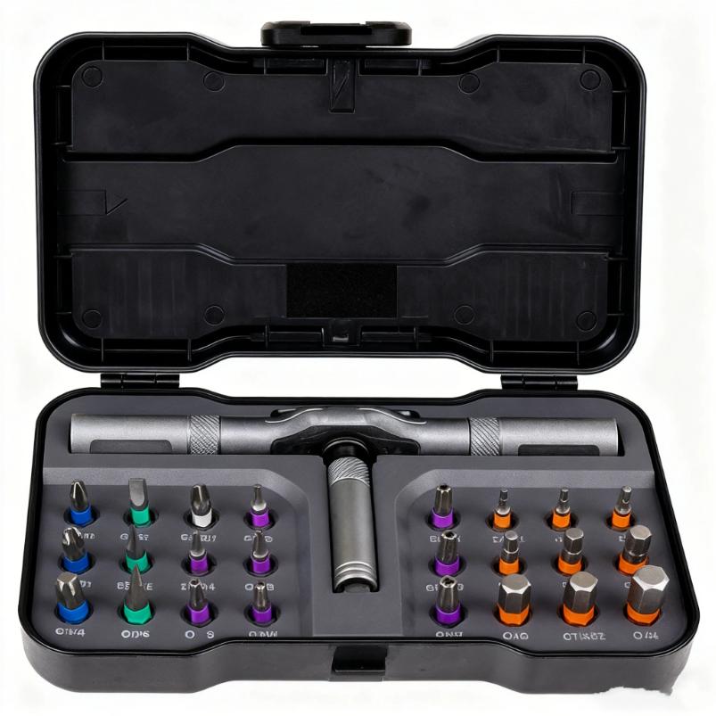 24In1 Multifunction Ratchet Screwdriver Set Multi Magnetic Bits Mini Repair Tool Kit Household Tool For Pc & Desk Etc.