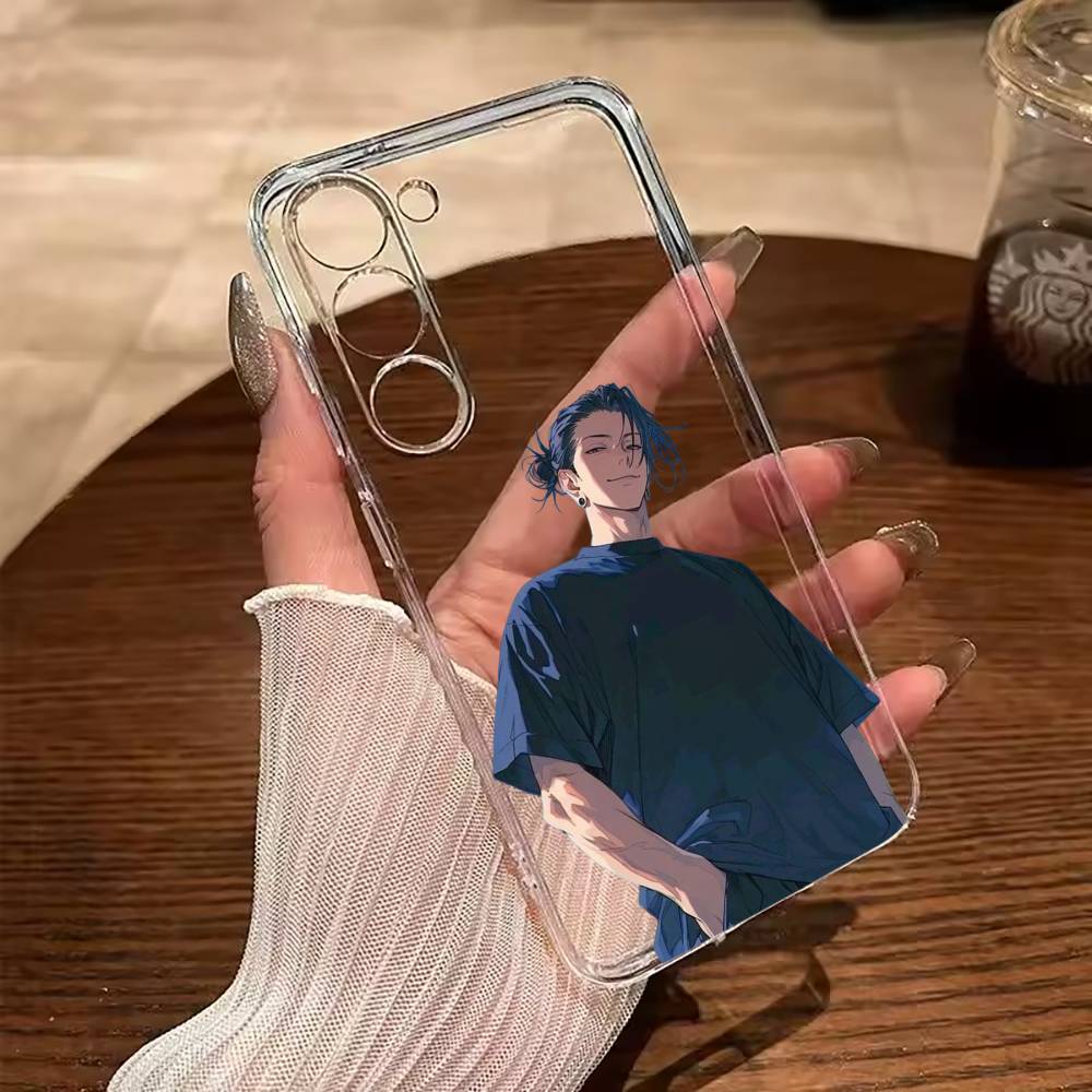 J-Jujutsu K-aisen-opular Characters Clear Phone Case for Samsung Galaxy A71, A70, A52, A51, A40, A30