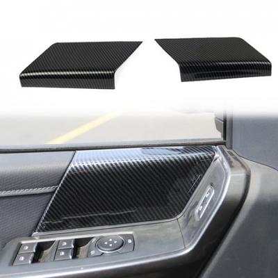 Carbon Fiber Style 4-Door Panel Handles Cover TrimsFor Ford F-150 -2025
