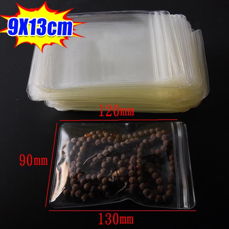 10/100pcs Highly Transparent PVC Stationery Sealed Bags Anti Oxidation Jewelry Bags Self Sealing Bag Zipper Sealed Bag