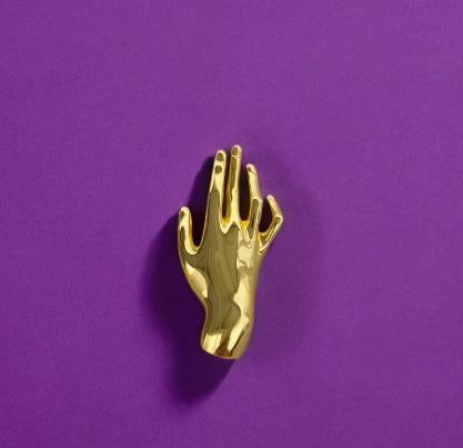 Hip Hop Right Hand Brooch Pin Fashion Jewelry Accessory Gift for Men and Women