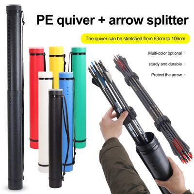 Телескопічний висувний тримач для трубчастого чохла для стрільби з лука з розділювачем для стріл з EVA