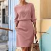 ZANZEA Women 3/4 Sleeve Blouse and Shorts Skirt Casual Two Piece Suit Sets