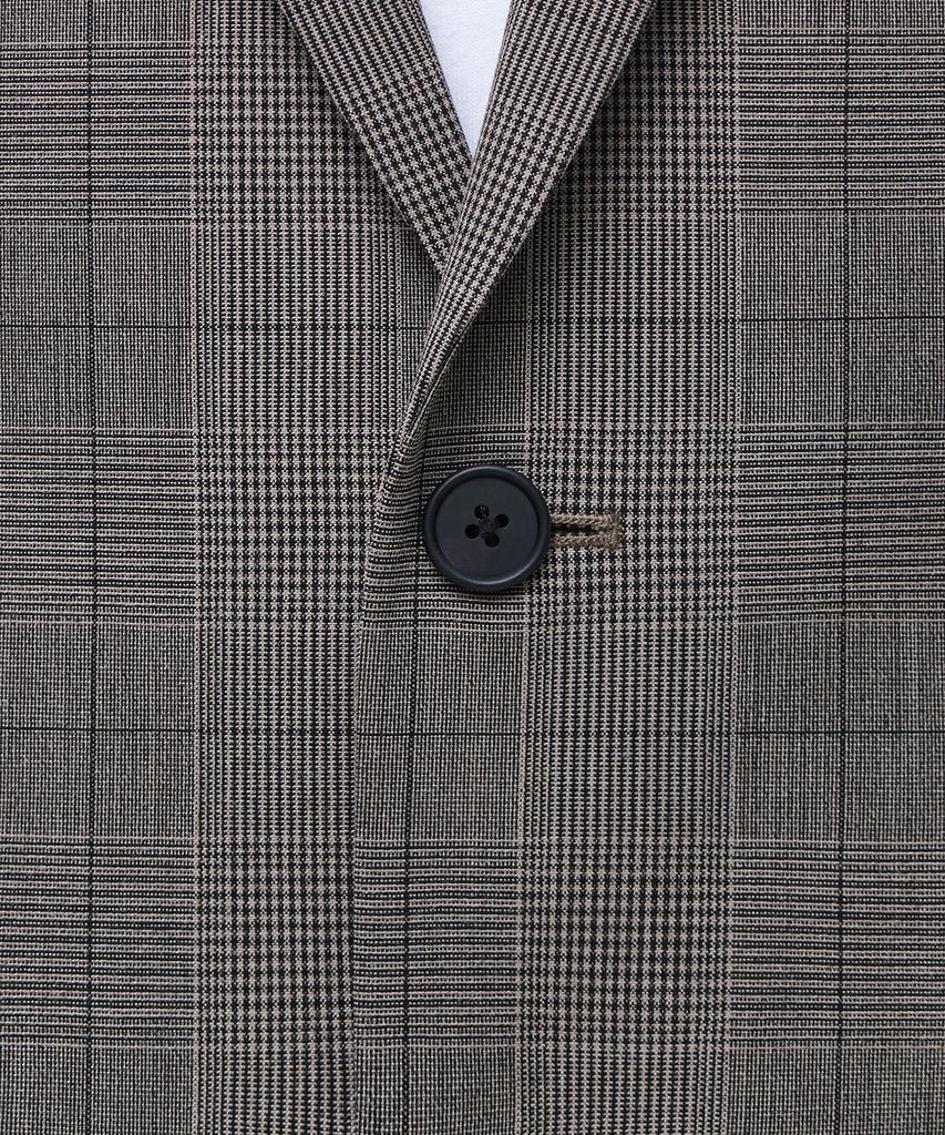 Musinsa Standard Glen Check Basic Blazer [Dark Beige]