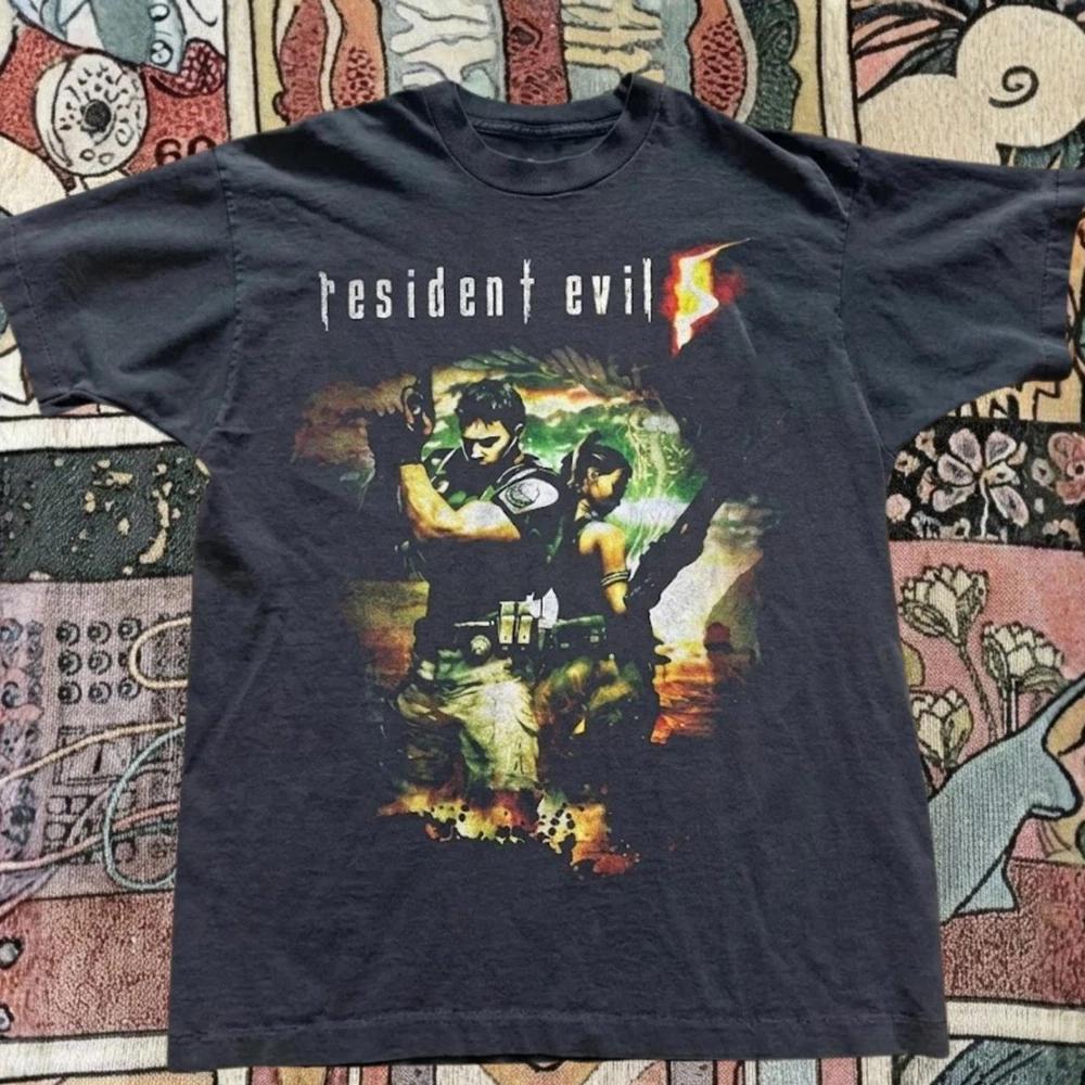Black UnisexS Shirt Resident Evil 3 Black