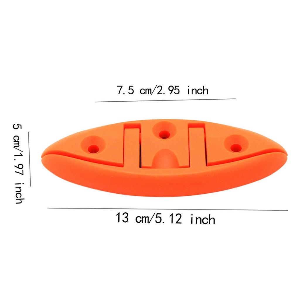 Nylon Boat Cleat with Flip Up Feature, Portable Accessory for Kayaks And Yachts