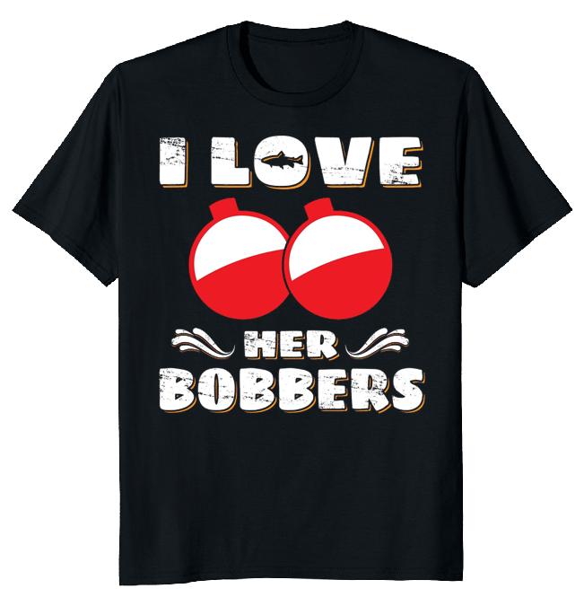 

Футболка унисекс I Love Her Bobbers Fishing