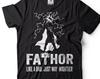 Gift For Dad T-Shirt Fathor T Shirt Birthday Gift For Dad Funny Father's Day Gifts Viking Thor Dad Shirt