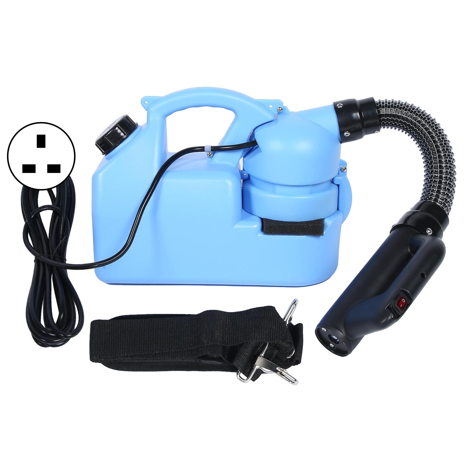 Pulverizator electric de grădină portabil, 8L ULV, albastru, cu curea de umăr UK Plug white