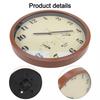 Analog Timekeeping Outdoor Clock Patio Clock Battery Operated