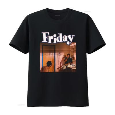 Friday T Shirt Pops and Craig 90s Movie Vintage Washed Stylish Slightly Graphic Breathable Casual Designer Clothes Stretched