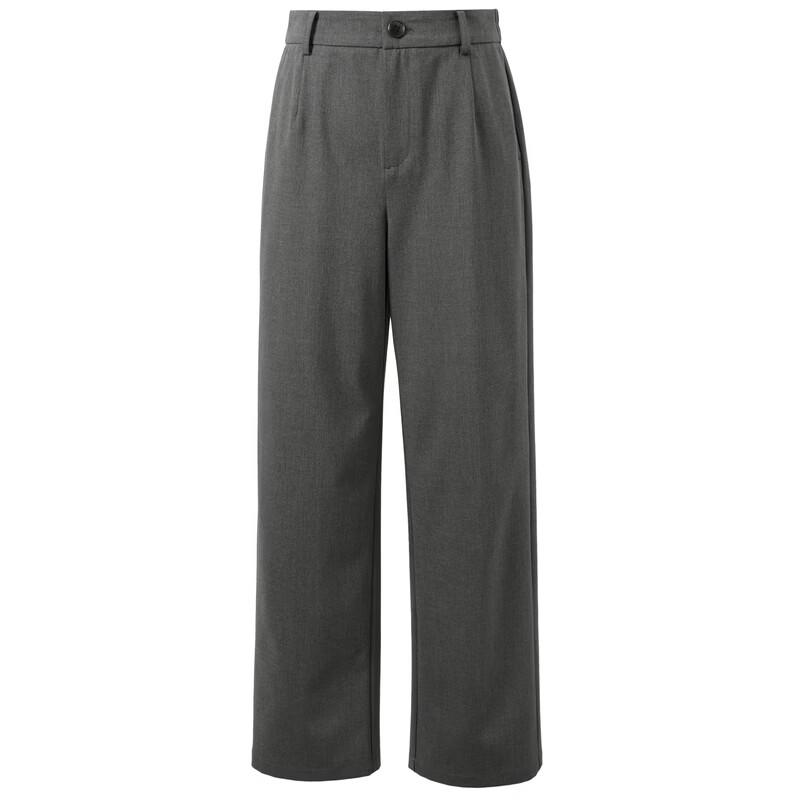 SanCai Cropped Straight-Leg Commuter Pants