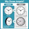Silent Premium-Quality Quartz Superior-Grade Wall High-Standard Clock Superior-Grade Round Three-Dimensional First-Class Digital Latest-Design