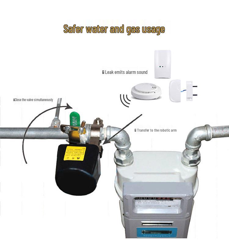 YiWeiLian Smart Electric Steam Valve with Alexa Remote Control