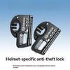 Motorcycle Helmet Combination Lock Anti Theft Multifunctional Handlebar Mount Safety Lock With Cable For Motorbike Travel Use