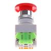 Red Mushroom Cap 1No 1Nc Dpst Emergency Stop Push Button Switch Ac 660V 10A