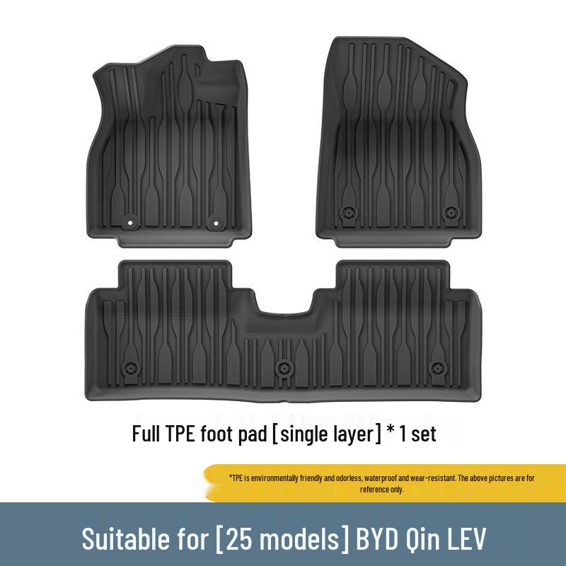 All-Weather TPE Floor Mats & Trunk Liner for 25 BYD Qin L EV Cars