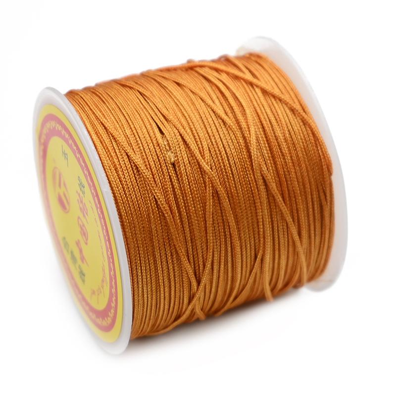 חוט ניילון 0.8 מ"מ חוט סיני קשר סיני חוט מקראמה צמיד שרשרת חוט שזור ל-DIY שרשרת שנדלה גדיל חרוזים יצירה