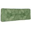 Pallet Cushion with Leaf Pattern 120 X 40 X 12 Cm Fabric
