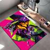 Colorful Futuristic Mecha Design Carpet with Pink and Green Accents Suitable for use as an anti-slip for living room bedroom sofas