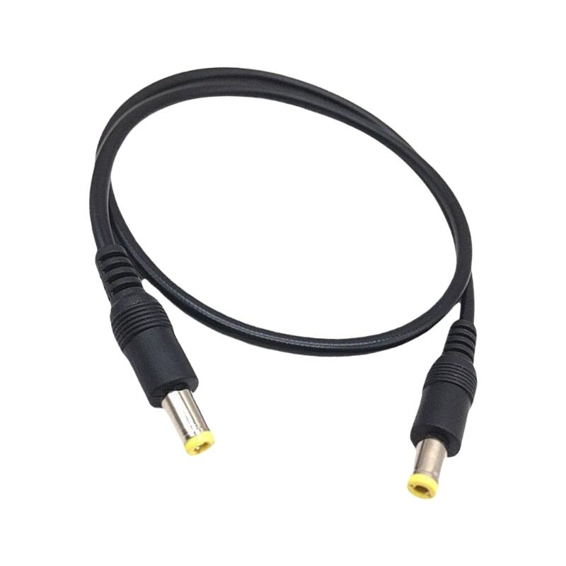 18AWG Straight Head 5.5x2.5mm to 5.5x2.5mm  Power Cord, Male to Male DC5525 Adapter Cable Line for LED Light Fan Router