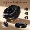 Rose Nipple Clamps BDSM Toy with 9 Vibration Modes, G-spot Clitoral Stimulation Female Adult Toy, Adjustable Nipple Vibrator  Sex Toys