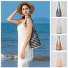 Elegant Bohemian Woven Hand Bag Female Style Handmade Wooden Bead Tote Exquisite Design Bucket Shoulder Bag Female Fashion