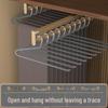 Swan-Shaped Non-Slip Rainbow Pants Hanger - Seamless Wardrobe Storage Clip