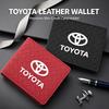 Car Driver License Cover Case Credit Card ID Wallet For Toyota GR Corolla Yaris Aygo Prius RAV4 Crown CHR Camry Auris Verso TRD KT7