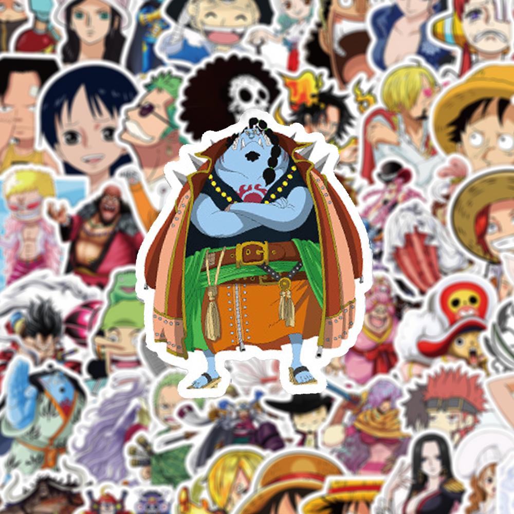 10/30/50pcs Cool Luffy Zoro Cartoon Stickers ONE PIECE Decals DIY Notebook Diary Stationery Waterproof Classic Anime Sticker Toy