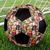 Christmas Dog Theme Size 5 Soccer Ball, Suitable for Both Indoor and Outdoor Matches, a Gift Suitable for Everyone.