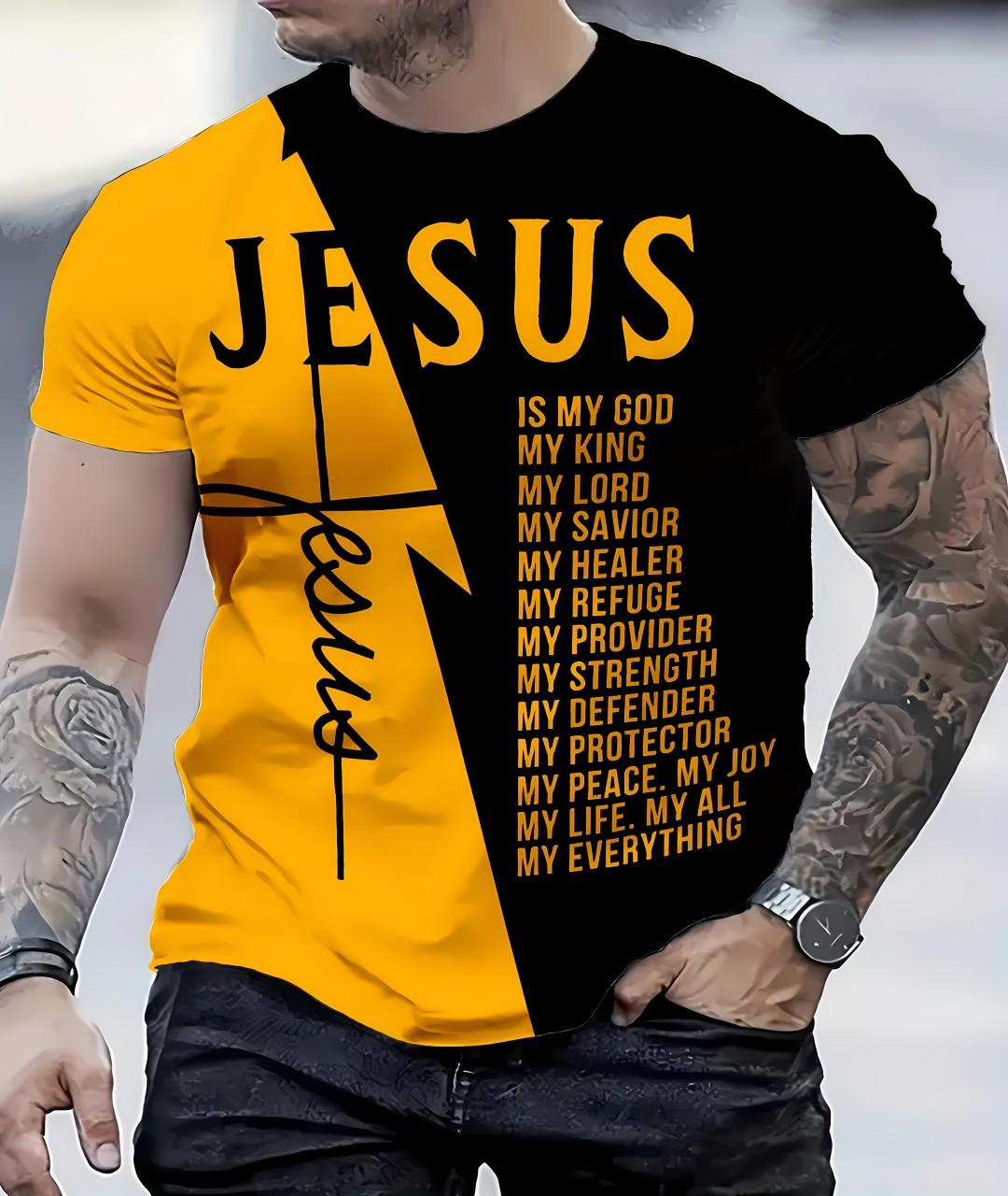 Summer 2025 new men s T-shirt Lightweight breathable casual and sporty polyester fiber outdoor men s T-shirt XS