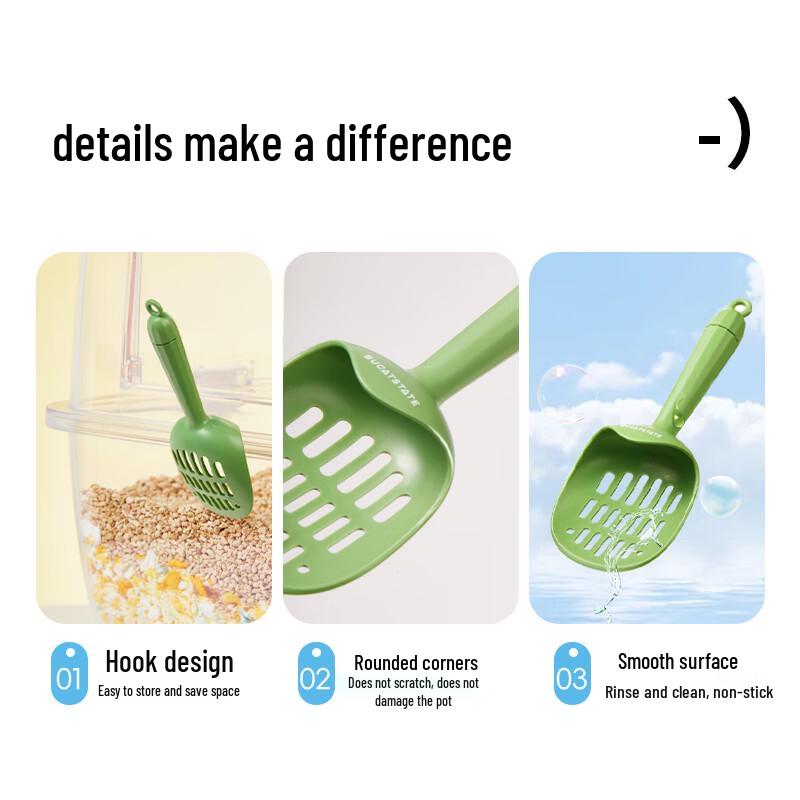 Bucatstate Hamster Cactus Litter Scoop