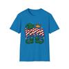 Unisex Softstyle T-Shirt POPPA Bubble Letters Elf Hat Shoes Crown Christmas